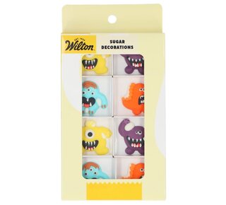 wilton Wilton Suikerdecoraties Gekke Monsters set/8