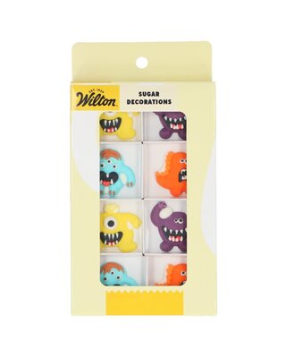 wilton Wilton Suikerdecoraties Gekke Monsters set/8