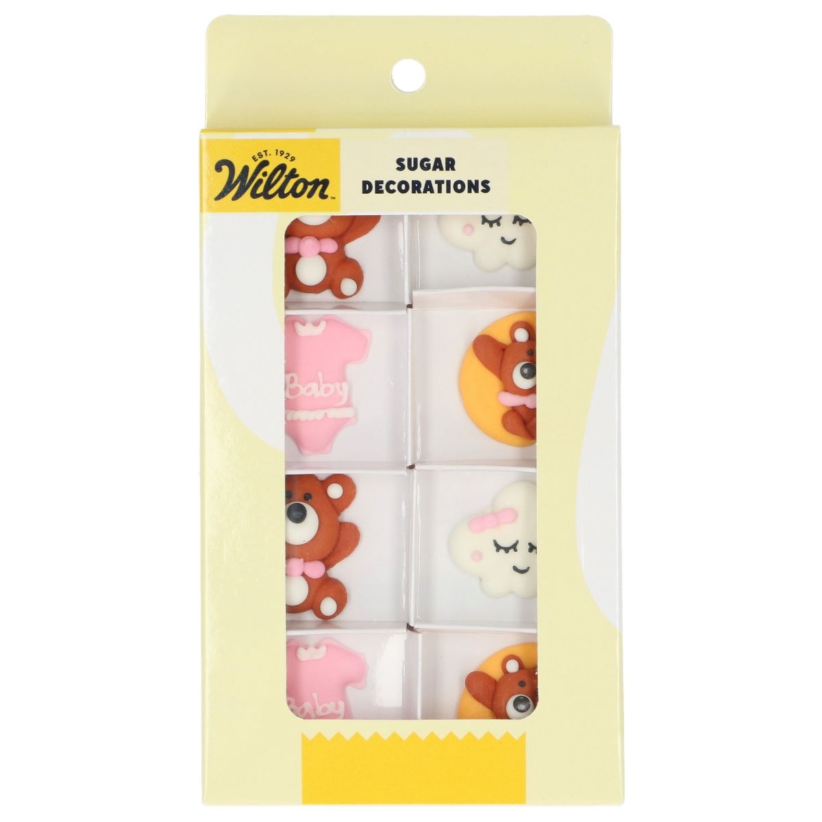 wilton Wilton Suikerdecoraties Baby Roze set/8
