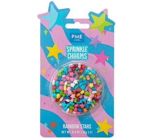 PME Sprinkle Charms Sterren Regenboog 25g