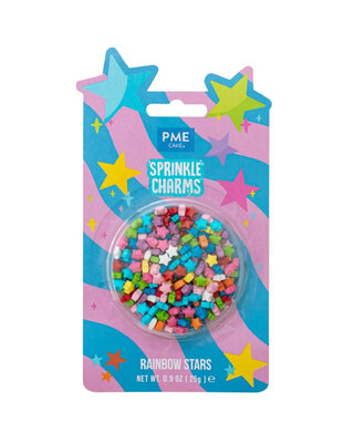PME Sprinkle Charms Sterren Regenboog 25g