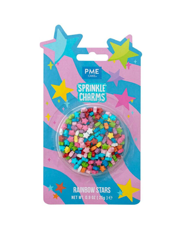 PME Sprinkle Charms Sterren Regenboog 25g