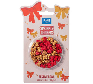 PME Sprinkle Charms Feestelijke Strikken 25g