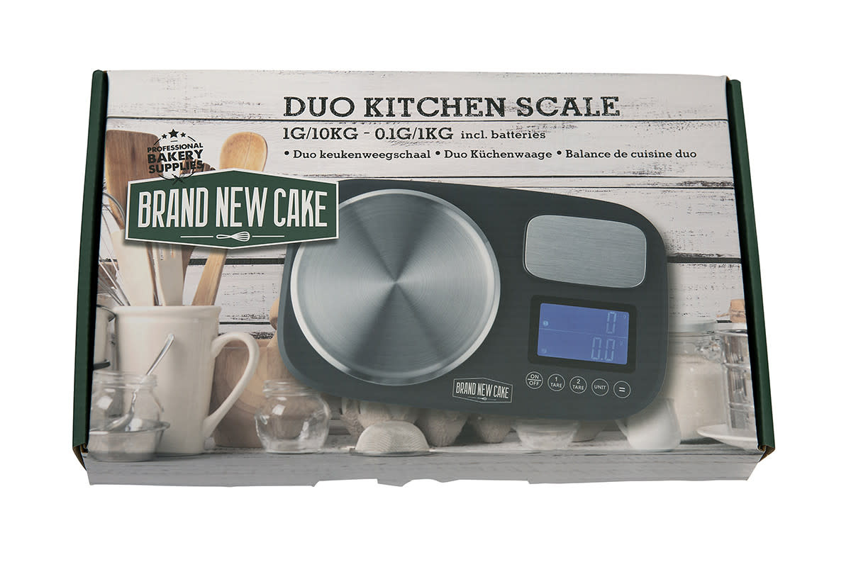 Brand New Cake Duo Keukenweegschaal 10kg/1gr + 1kg/0.1gr