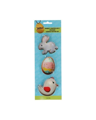 wilton Wilton Koekjesuitsteker Konijn - Paasei - Kip set/3
