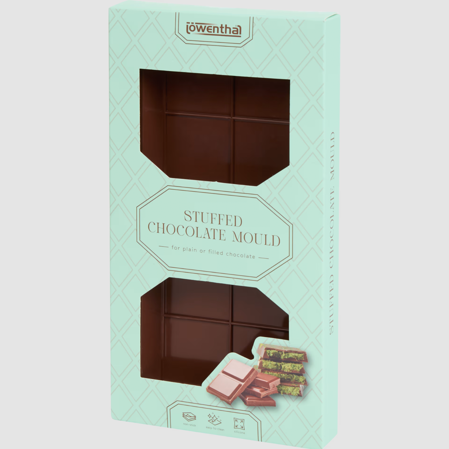 lowentha Diepe chocolade reep mal