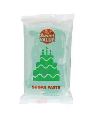 sweet value Sweet Value Fondant donker groen 200 g