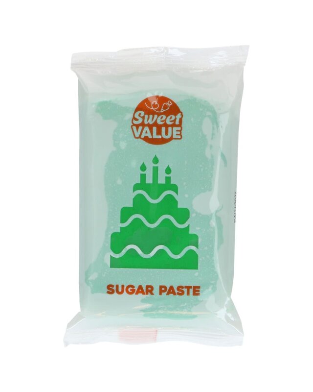sweet value Sweet Value Fondant donker groen 200 g
