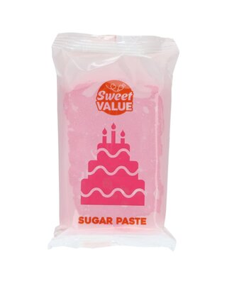 sweet value Sweet Value Fondant Fel Roze  200 g