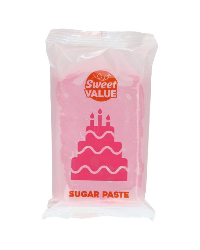 sweet value Sweet Value Fondant Fel Roze  200 g