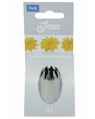 PME JEM Spuitmondje - Grote Gebogen Ster #3J