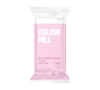 colour mill Fondant Decorators Dough baby roze 250g