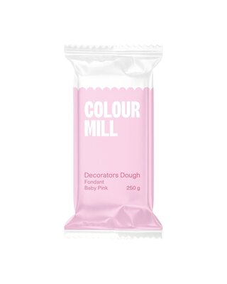 colour mill Fondant Decorators Dough baby roze 250g