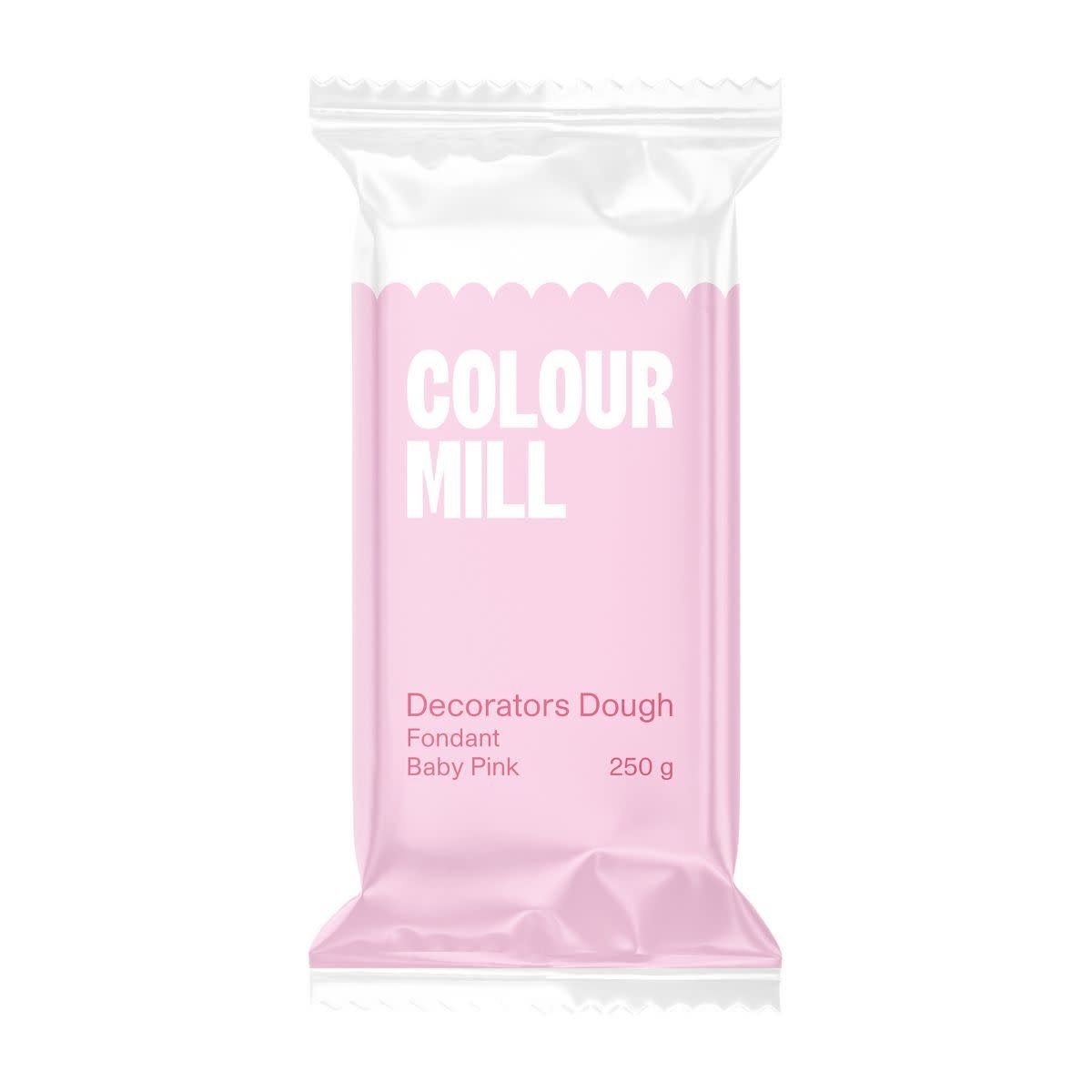 colour mill Fondant Decorators Dough baby roze 250g
