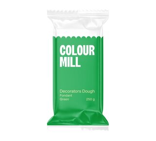 colour mill Fondant Decorators Dough groen 250g