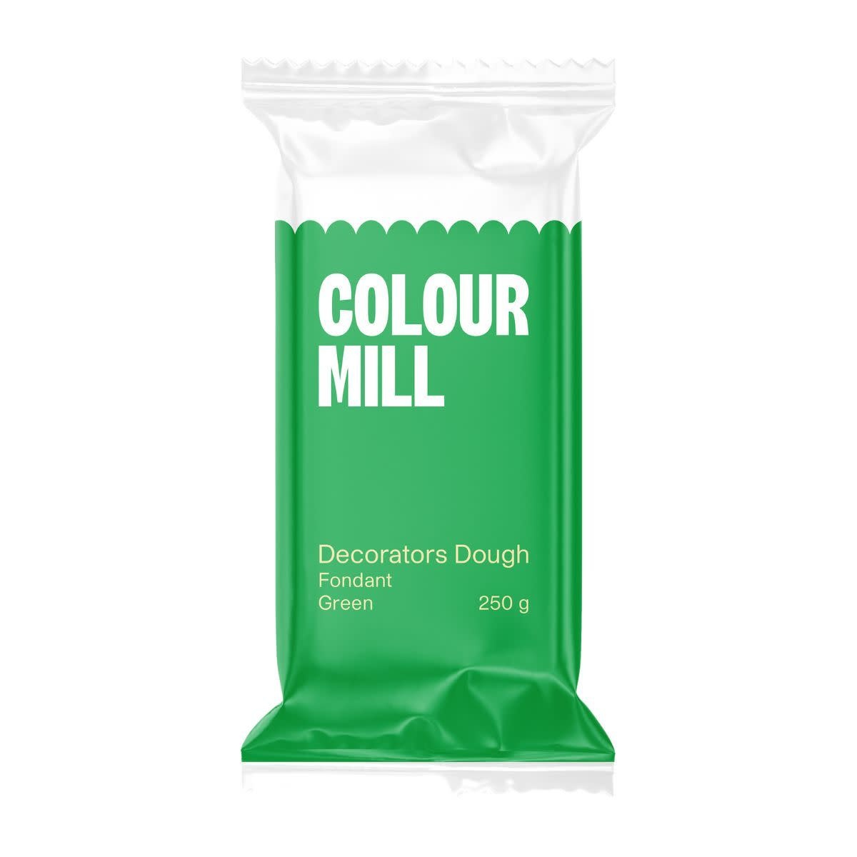 colour mill Fondant Decorators Dough groen 250g