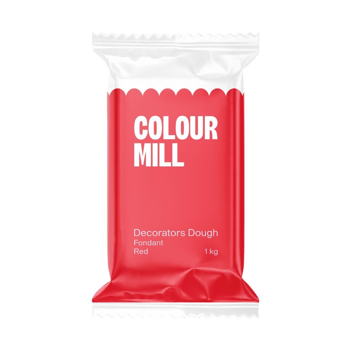 colour mill Fondant Decorators Dough Rood 1kg