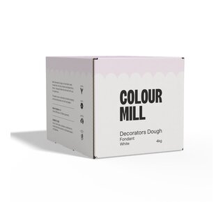 colour mill Fondant Decorators Dough Wit 4kg