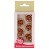 FunCakes Fondant Decoraties Rozen Bronze set/6