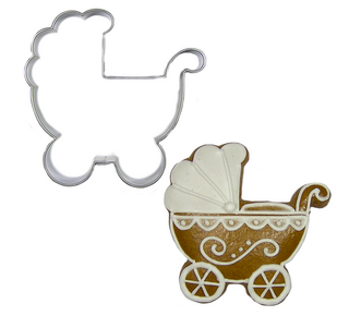 Uitsteker Kinderwagen RVS 6cm