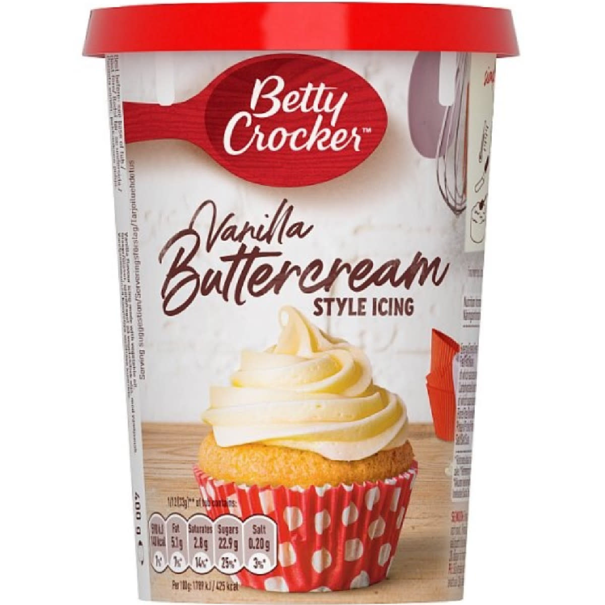 Betty Crocker Betty Crocker Vanille Botercrème Icing 400g