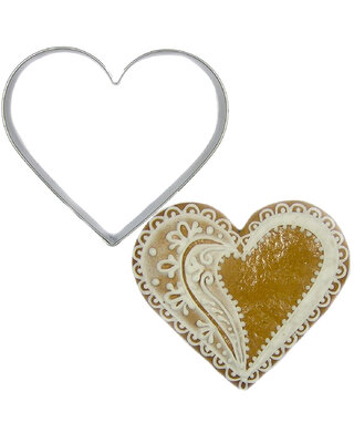 Uitsteker Hart RVS 7cm