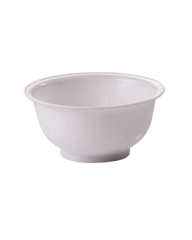 Beslagkom wit met voet 1 liter (Ø17 cm)