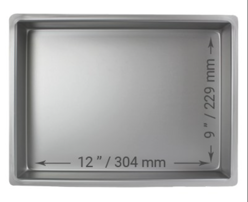 PME PME oblong rechthoekige cake pan 229 X 304 X 50MM