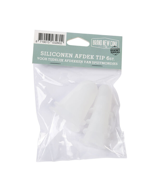Brand New Cake Siliconen Afdekdop Spuitmondje Set/6