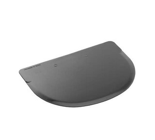 Deegkrabber Kunststof Halfrond Zwart 12x8,8cm