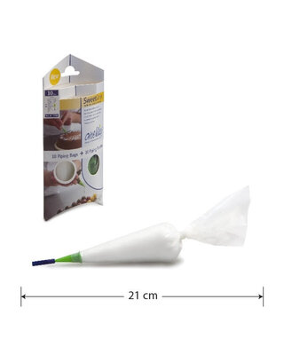 oneway Wegwerp Spuitzak fineliner (Cornetje) Transparant 21cm