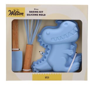 wilton Wilton Baking Kit Silicone Mal Dino Set/3