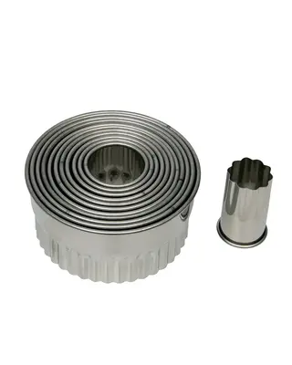 Brand New Cake Uitstekers Rond Gekarteld 12-delig