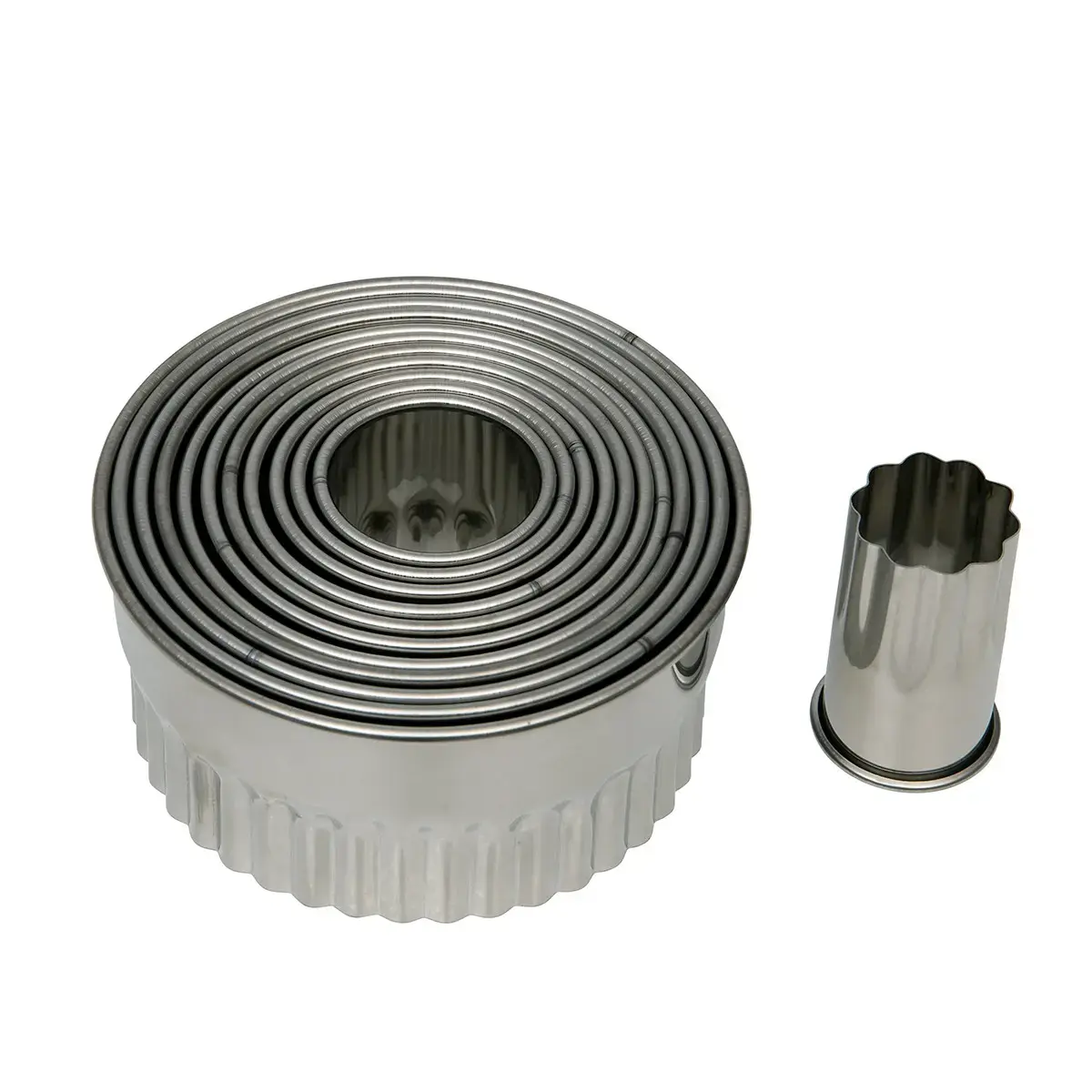 Brand New Cake Uitstekers Rond Gekarteld 12-delig