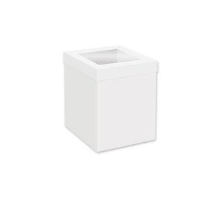 Simply Making Hoge Taartdoos Venster Wit 20x20x25 cm
