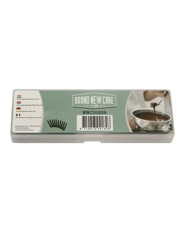 Brand New Cake Chocoladevorken Set/10