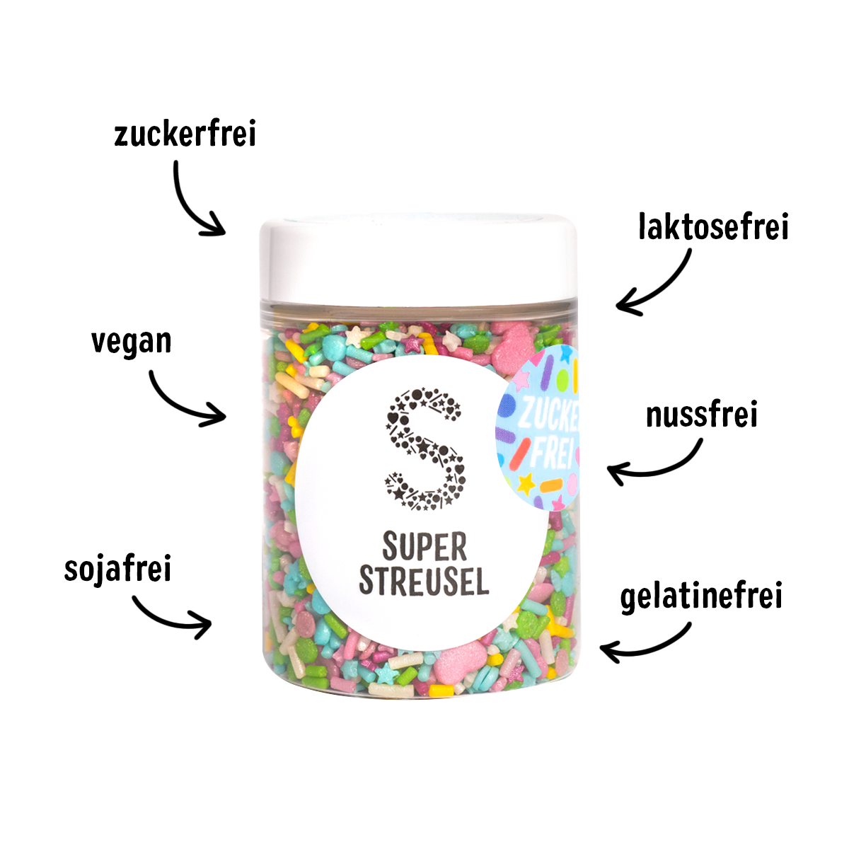 superstreusel Superstreusel PartyExplosion 90gr