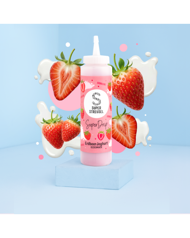 superstreusel SuperDrip Yoghurt Aardbei 300gr