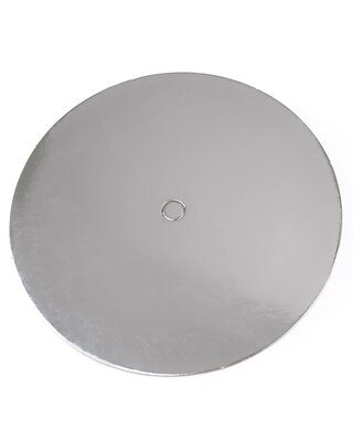 loyal Cake Board Geperforeerd Rond Zilver 25cm