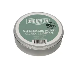 Brand New Cake Uitstekers Rond Glad 12-delig