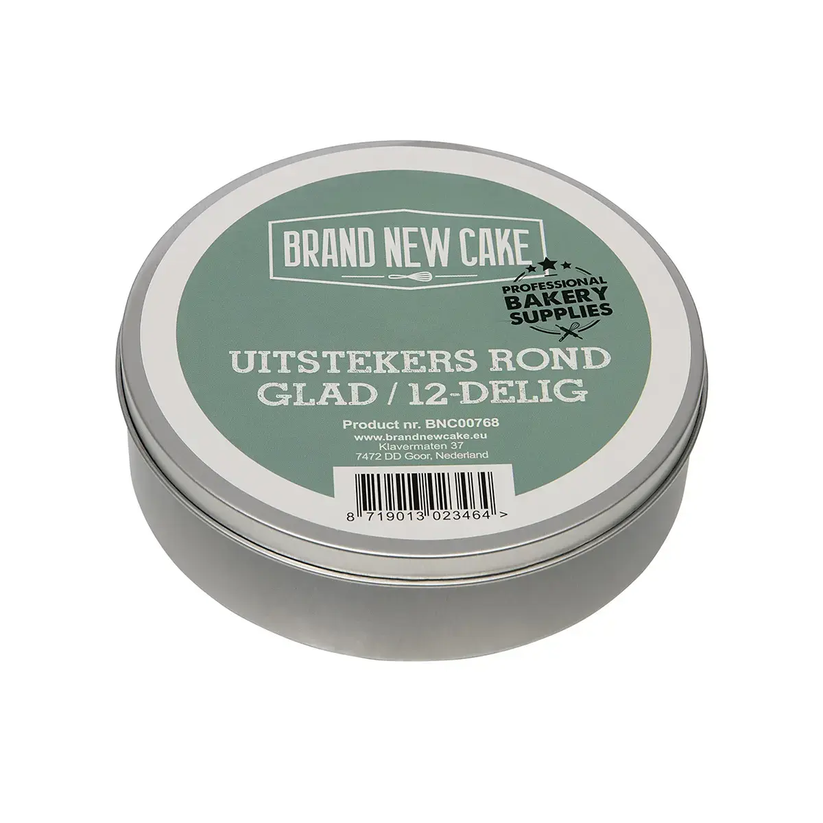 Brand New Cake Uitstekers Rond Glad 12-delig