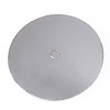 Cake Board Geperforeerd  Rond  Zilver 18cm p/s