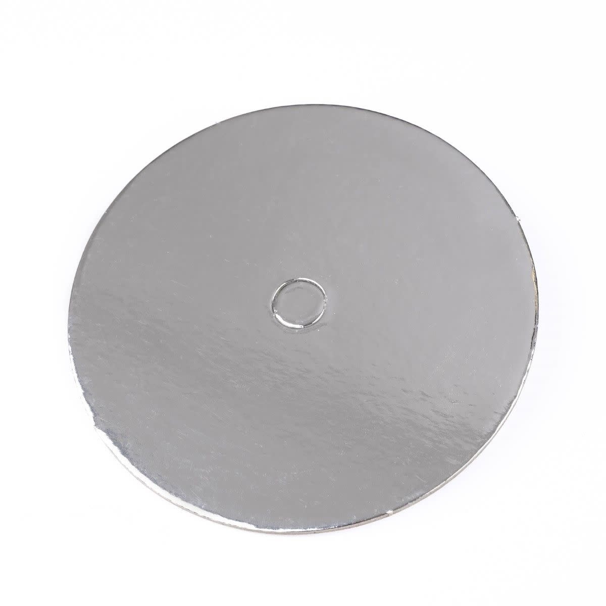 loyal Cake Board Geperforeerd  Rond  Zilver 15cm p/s