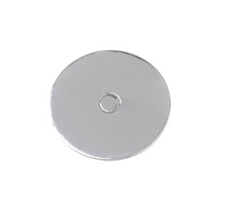 loyal Cake Board Geperforeerd  Rond  Zilver 10cm p/s