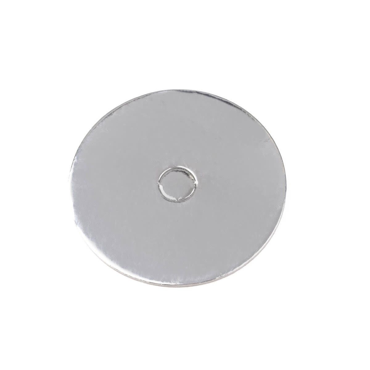 loyal Cake Board Geperforeerd  Rond  Zilver 10cm p/s