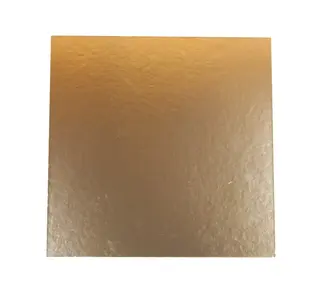 Brand New Cake Taartkarton Vierkant Goud/Zwart 32x32cm