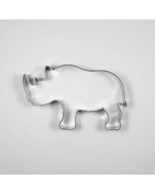 Brand New Cake Uitsteker Neushoorn RVS 8cm