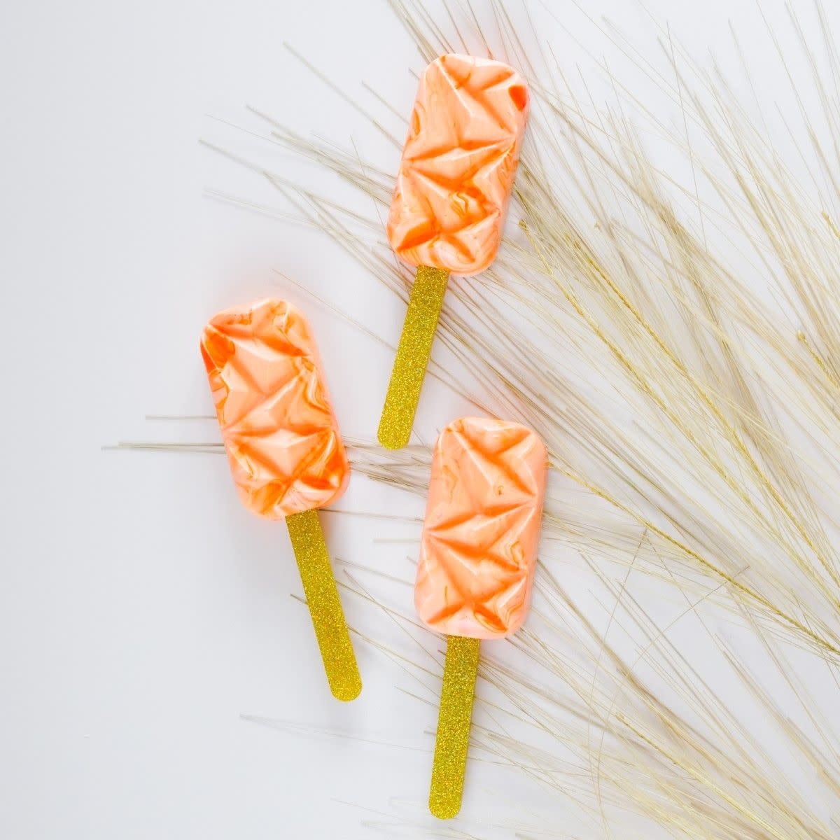 Simply Making Cakesicle Sticks pk/10gold Glitter Mini