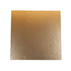 Taartkarton Vierkant Goud/Zwart 28x28cm