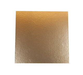 Brand New Cake Taartkarton Vierkant Goud/Zwart 28x28cm